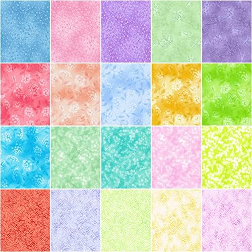 Набор от шармов Fusions Pastel Charm Square 42 от 5-инчови квадратчета Robert Kaufman Fabrics CHS-1088-42