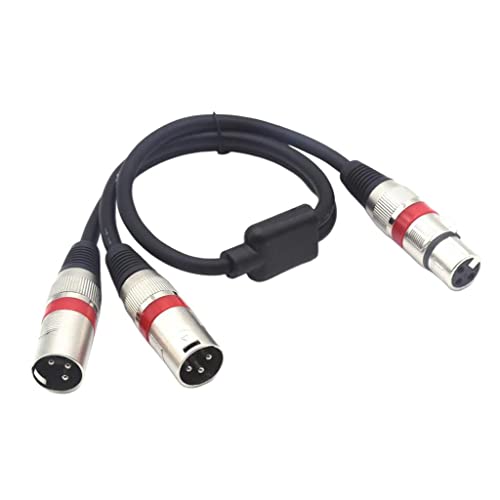 Конектор за свързване на кабел Leefasy до Микрофонной линия акустичен баланс с Двойно Разветвителем