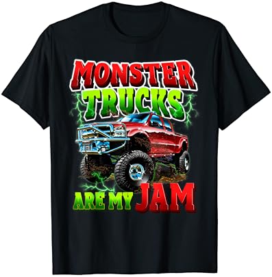 Тениска Monster Trucks Are Jam Kids Моят любовник на камиони