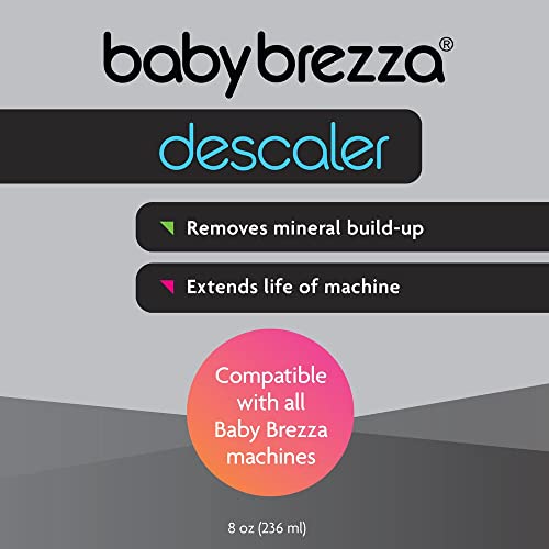 Baby Brezza Formula Pro Advanced Wi-Fi Опаковка на млечни смеси и Препарат за отстраняване на котлен камък 8 унция.