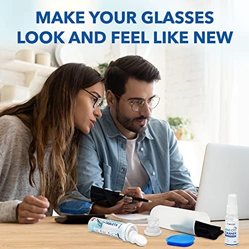 Комплект за почистване на очила DR FIZZ - Комплект за почистване на лещи на очила за очите | Спрей за почистване на