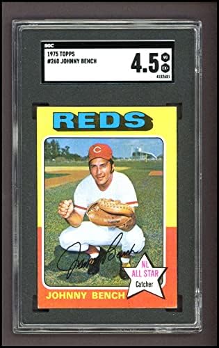 1975 Topps 260 Джони Пейка Синсинати Редс (Бейзболна картичка) SGC SGC 4,50 Червени