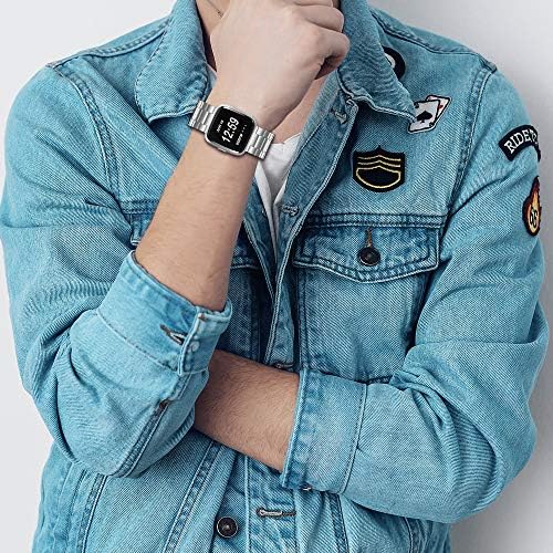 Въжета JOYOZY Clearance от неръждаема стомана, Съвместим с smart часовника Fitbit Versa/ Versa Special Edition/