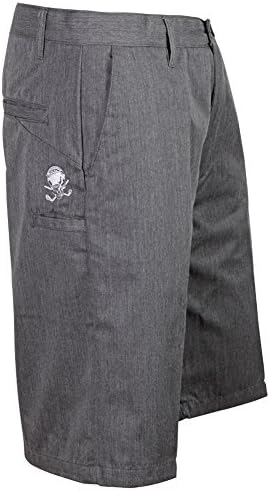 Мъжки къси панталони за голф TattooGolf 34 цвят на дървени въглища