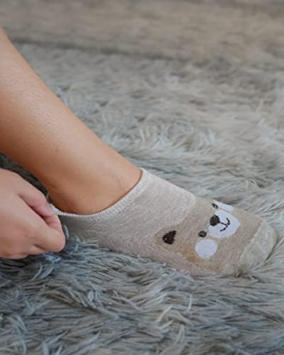 RATIVE Тънък Плосък Подложка Без Показване на Памучни Чорапи, С Ниско Деколте За Деца И Момичета