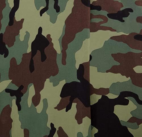 Комплект спално бельо Chezmoi Collection Military Camo от 4 теми - Меки Кърпи от Микрофибър с принтом Армейского
