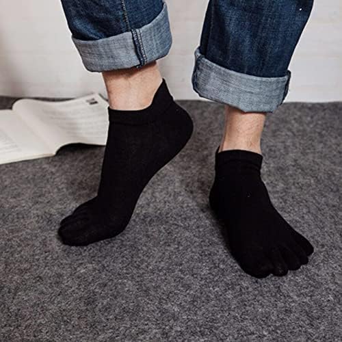 Чорапи Meaiguo Toe No Show Running Чорапи с Пет пръста за Мъже И Жени 4 Чифта