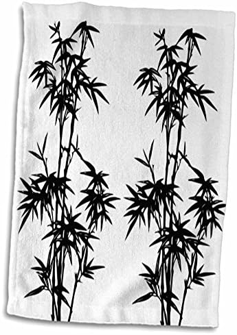 Кърпи 3dRose Florene от азиатския бамбук с цифров рисувани (twl-62489-1)