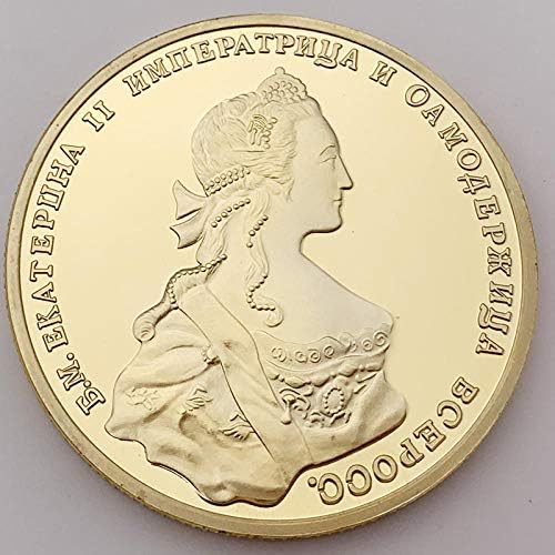 Изискана колекция Възпоменателни монети Руската 1741 Царска империя Кралица Елизабет Незабравим Двуглавият Орел Чуждестранните