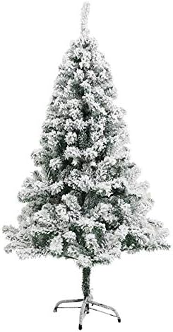 ZPEE 7,8 метра Материал за коледна украса от снежната Трупат PVC Коледна елха, Изкуствена, с метална стойка Лесно се монтира Голо Дърво Е Пожароустойчива бор-Зелена G 2,4 м