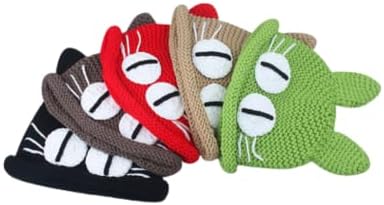 Crochet Шапки във формата на Опашката, Възли на една Кука Шапки за жени, Котешки Шапки, Дамски Шапки с Уши, Аксесоари