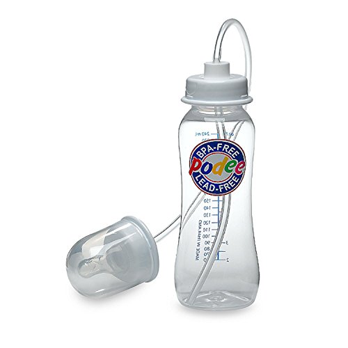 Детска бутилка Podee Hands Free Система за защита от колики, 9 унции (1 опаковка - Classic)