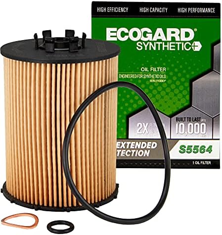 ECOGARD S5564 Премия Картриджный Маслен филтър на двигателя за синтетични масла, Подходящи за BMW 750Li 4.8 L 2006-2008, 650i