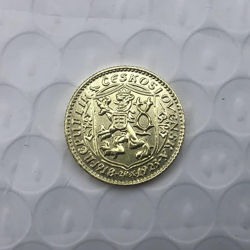 Монети Чехословакия 1923 г., Направени от Мед, Чужди Възпоменателни монети, Антични монети, монети,