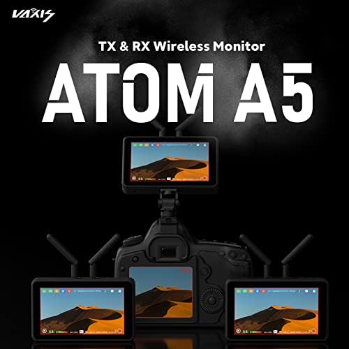 Vaxis Atom A5 5.5-инчов Сензорен Екран Безжичен монитор TX RX HDMI Безжична Система за Пренос на видео Монитор
