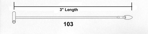 Защитна линия с общо предназначение Tach-It 103 дължина 3 инча (опаковка от 10 броя)