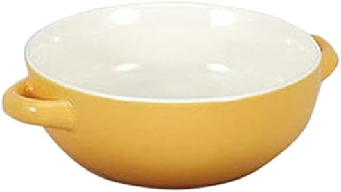Комплект от 10 елементи от западната керамика, Зелена Супа с две ръце (Ка) [16,5 x 13,2 x 5,2 см, 500 cc] [Японската посуда