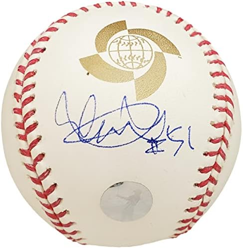 Официален представител на WBC по бейзбол в Япония Итиро Сузуки с автограф 2009 51 - Холографски инв 192283 - Бейзболни