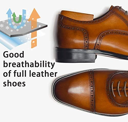 Alipasinm Мъжки Модел обувки Oxfords Официални и Модерни Кожени Обувки за Мъже