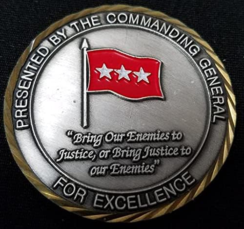 Командването за специални операции на армията на САЩ USASOC Командир Генерал Кръг Неназванная Монета на Повикване