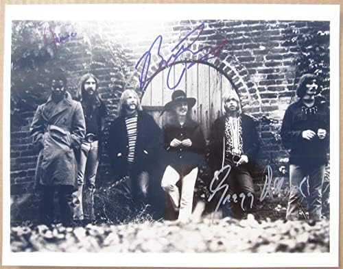 Allman Brothers 3x подписано снимка 11x14 PSA / ДНК Gregg Allman Jaimoe Бъч Trucks