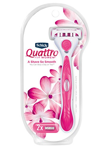 Високо ефективен бръснач Schick Quattro for Women, Опаковката може да се различават, 1 Бръснач