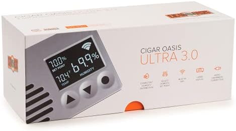 Електронен овлажнител на въздуха Cigar Oasis Ultra 3.0 за 50-100 сигарных хьюмидоров – елегантен профил, с възможност за закрепване