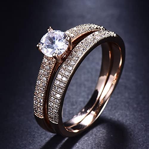 Пръстен с муассанитом за жени, халки за двойки с диаманти за жени, модни бижута, популярни аксесоари, пръстени-02225