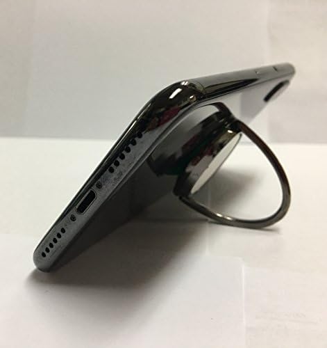 3dRose PS Glam - Изображение на Красиви бляскавите черни мигли - Телефон пръстен (phr_274203_1)