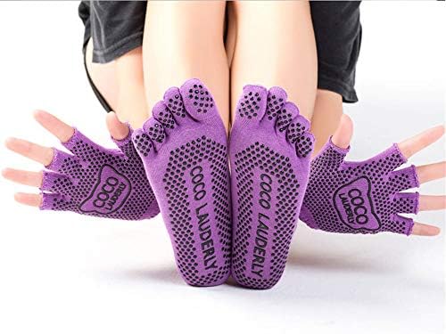 Комплект женските чорапи и ръкавици Eshining, Нескользящие Аксесоари за фитнес и Йога