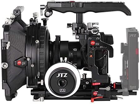 JTZ DP30 15 мм Рельсовый Скоба За камера с електронна Горната дръжка, Увеличение, фокусиране, стартиране /Спиране на запис +