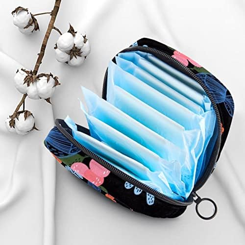 Чанта за съхранение на Хигиенни Кърпички с птици и Цветя, Чанта по време на Менструация за Момичета, Държач за Салфетки