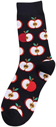 Рокля Памучни Чорапи с Диаманти Цвят Ежедневни Топли Цветни Блоковые Дамски Чорапи, Модни Чорапи чорапи на Дядо