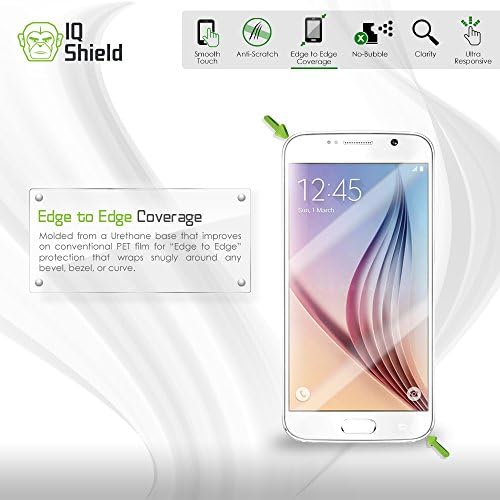 Защитно фолио IQ Shield, която е съвместима с Samsung Galaxy Tab A 10.1 ( Г., SM-T580, без S Pen) LiquidSkin с антипузырьковой