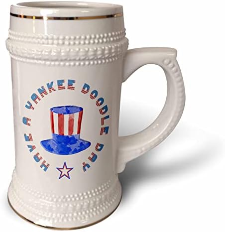 3. Имаме елегантен патриотичен Yankee Doodle Дай в чест на Деня на независимостта. - чаша за стейна на 22 унция (stn-363963-1)