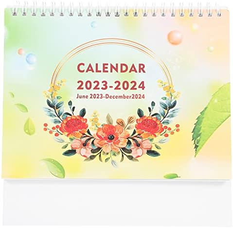 Настолен Календар Tofficu 2023-2024 Календар, Настолен Календар Бележник Месечен Календар Дневник Планер на Учебната