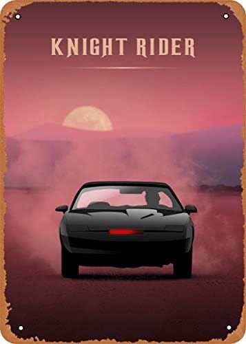 Филми, Knight Rider 8x12 См - Реколта Метална Лидице Знак за Домашен Бар, Пъб, Гараж, Декор, Подаръци