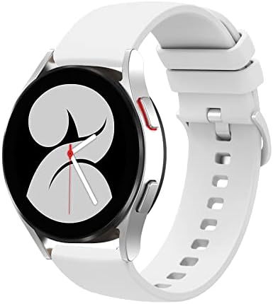 Fuvautu е Съвместим с SAMSUNG Galaxy Watch, Мек Дишащ Цветен Силиконов Спортен Взаимозаменяеми каишка, съвместима с SAMSUNG 20/22 мм