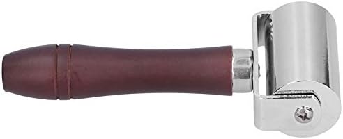 ALREMO HUANGXING - Валяк за уплътняване на кожата, Инструменти за обработка на кожа, Тежкотоварни Неръждаема Стомана за домашни работи (Ширина на колелото 60 mm) (Цвят: Ширина