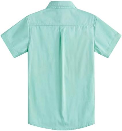 Ризи с къс ръкав за момчета Spring & Gege, Официалната Униформа, Тъкани Обикновена