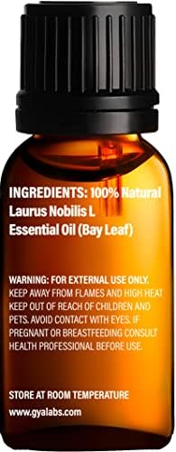 Етерично масло дафинов лист за коса и Бира Етерично масло от мазнините на корема и болка - Набор от етерични масла