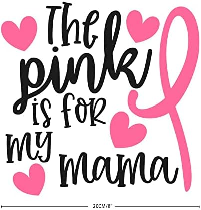 Розово за майка ми Vinyl Броня Стикер, Стикер за автомобил, Винил Стикер, Стикер за Борба с рака, Стикер за