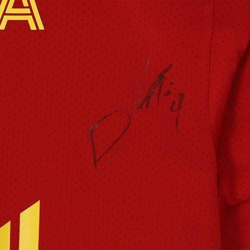 Дони Тойя в мача за Реал Солт Лейк с автограф - Използвал Червената фланелка № 4 сезон MLS 2020 г. - Футболни фланелки
