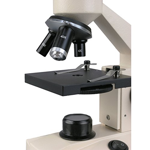 AmScope M100C-LED-SP14-E 40X-1000X Студентски Поле Биологичен Микроскоп с led подсветка + Камера + Комплект