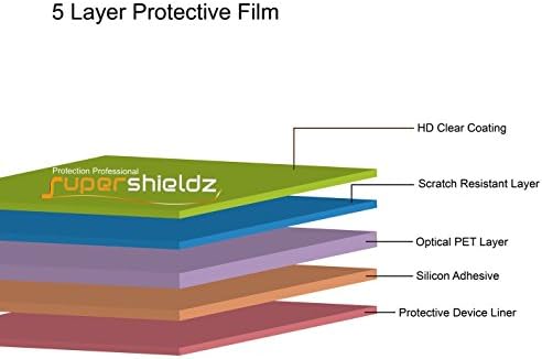 (6 опаковки) Защитно фолио Supershieldz, предназначена за LG K30, High Definition Clear Shield (PET)