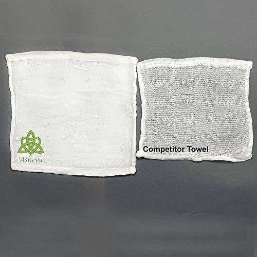 GBM Asheva - Мокро Памучни кърпи за топла /студена освежаване в индивидуална опаковка с размери 8 x 9 инча (Лимон,