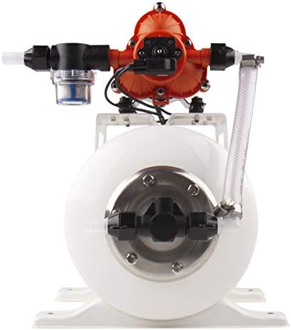 Промишлен водна помпа за високо налягане серия SEAFLO 33 и Акумулаторна система с конектор за захранване -
