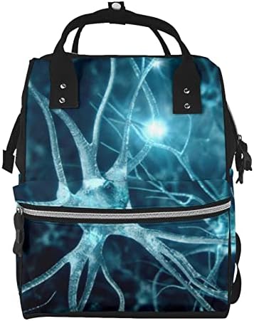 Раници За Смяна на Пелени За мама Анотация-Neurons Travel Bookbag Чанти За Памперси Back Pack