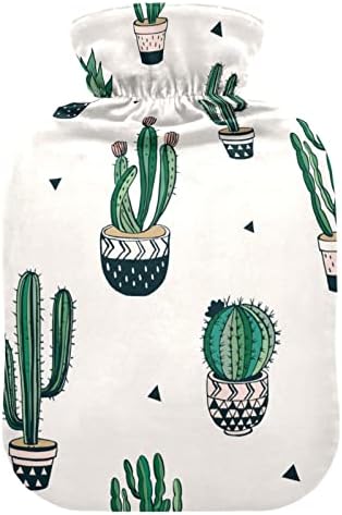 Бутилка за гореща вода с Капак Сладко Cactus Чанта за топла Вода за Облекчаване на болки, Главоболие, Чанта за