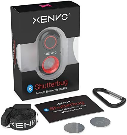 Xenvo Shutterbug - дистанционно управление на затвора на камерата - Безжичен ключ за селфи на Bluetooth - Съвместима